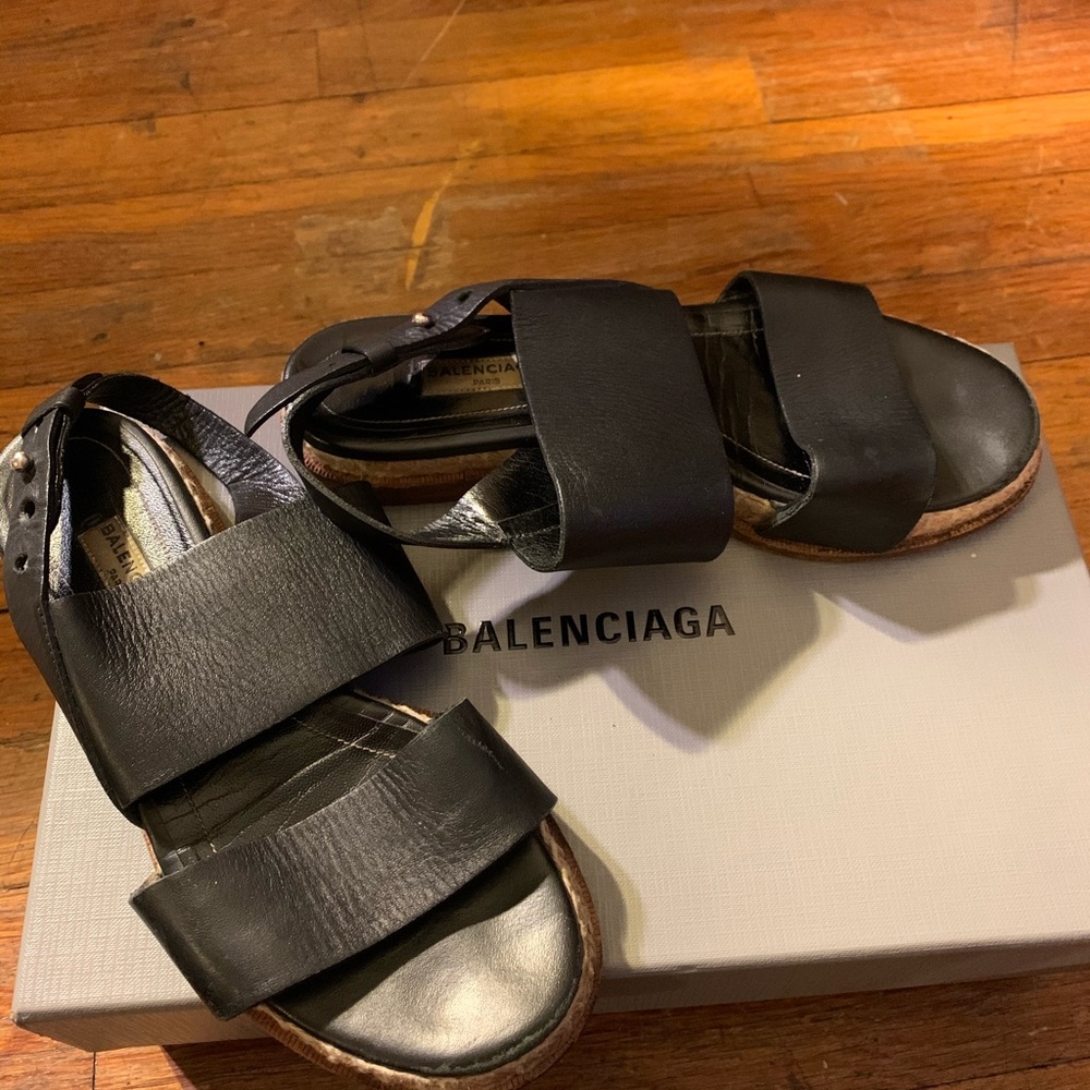 Balenciaga‎ leather espadrilles/sandals - Picture 8 of 8
